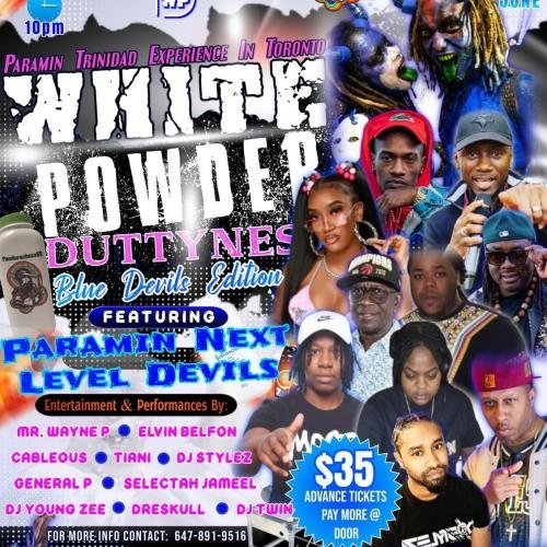 WHITE POWDER DUTTYNESS