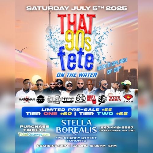 That 90s Fete On The Water 2025 