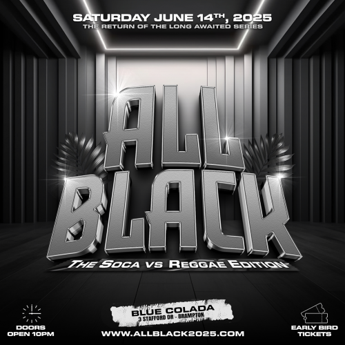 ALL BLACK - The Soca vs Reggae Edition! 
