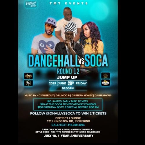 DANCEHALL VS SOCA ROUND 12 JUMP UP
