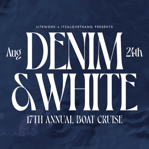 Denim And White Boat Cruise 2025 