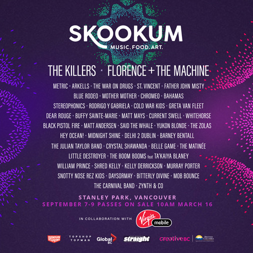 Skookum Music, Food & Art Festival 3 Day Pass