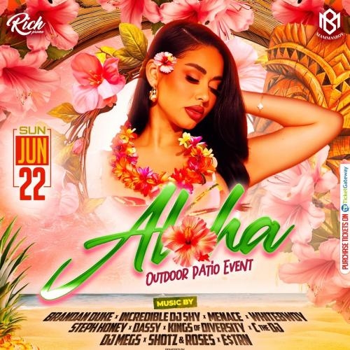 ALOHA - TROPICAL DAY PATIO EVENT 