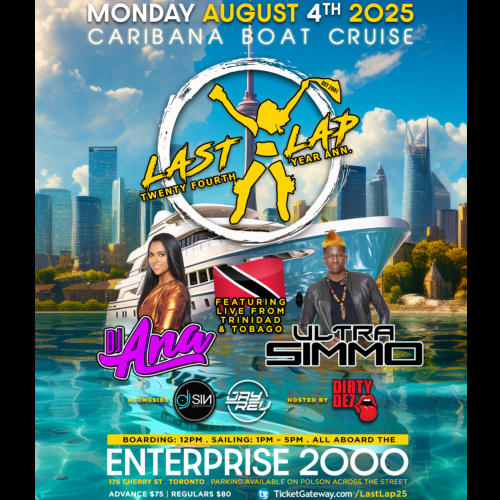 The 24th Annual, Caribana Last Lap Boat Cruise