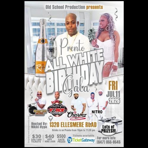 Prento All white Birthday Gala