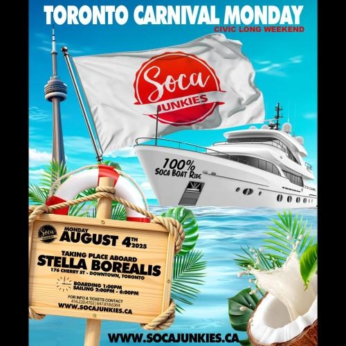 SOCA JUNKIES BOAT RIDE 2025 
