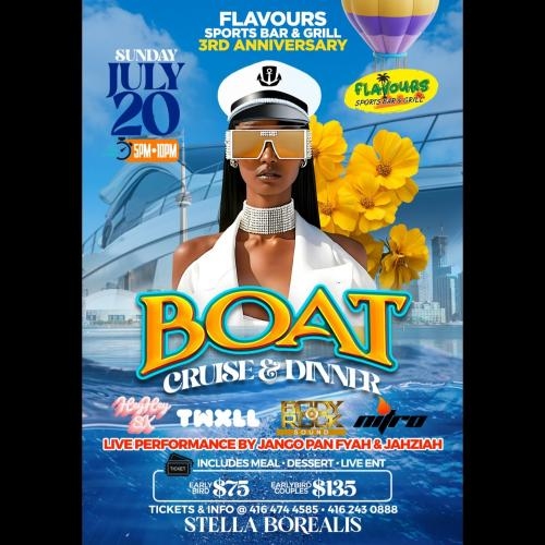 FLAVOURS SPORTS BAR & GRILL BOAT CRUISE & DINNER