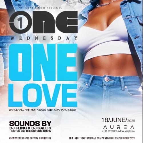 ONE WEDNESDAY SUMMER SERIES 2025 