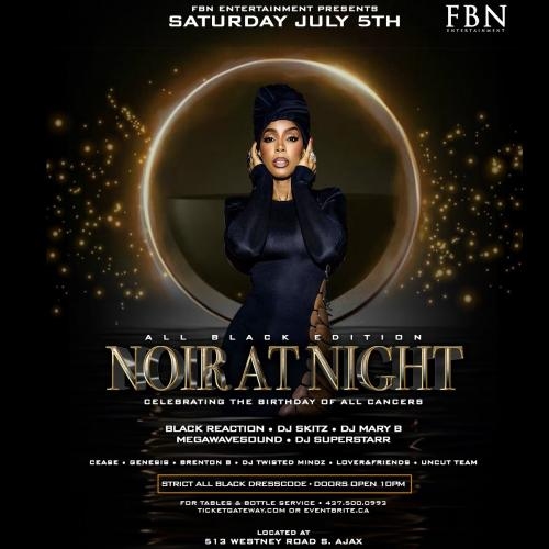 NOIR AT NIGHT - THE ALL BLACK PARTY EDITION
