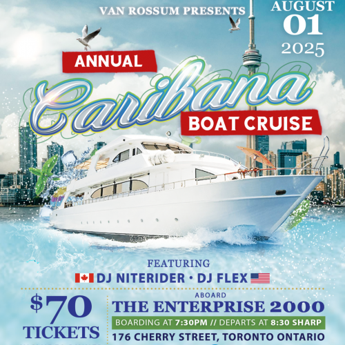 VAN ROSSUM ANNUAL CARIBANA FRIDAY NIGHT BOATRIDE 2025 