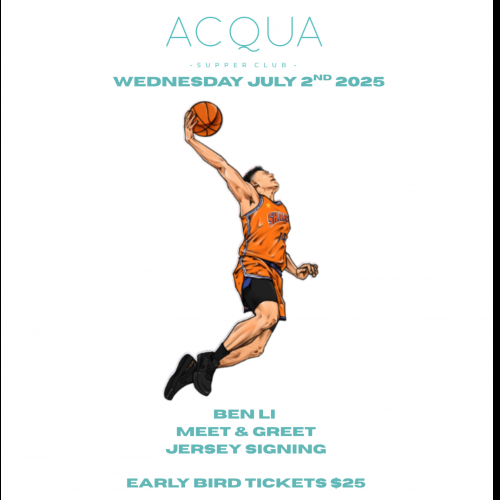 Ben Li Meet & Greet Jersey Signing -