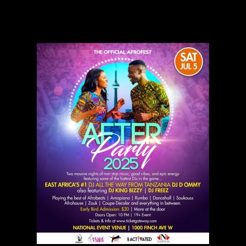 Official AFROFEST 2025 After Party