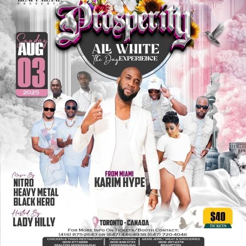 PROSPERITY ALL WHITE DAY EXPERIENCE 