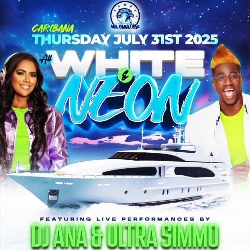All White & Neon – Caribana Boat Cruise 2025 