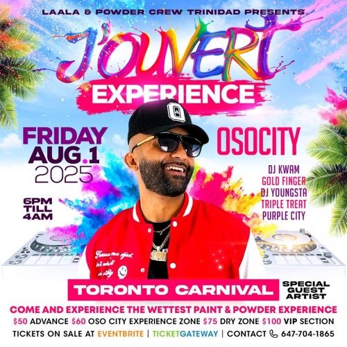 J'OUVERT! THE EXPERIENCE   FT (OSO CITY LIVE) 
