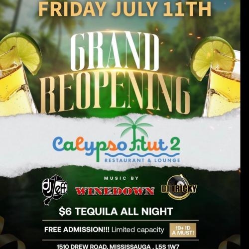 CALYPSO HUT 2 GRAND REOPENING 
