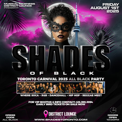 SHADES OF BLACK- Carnival 2025 All Black 