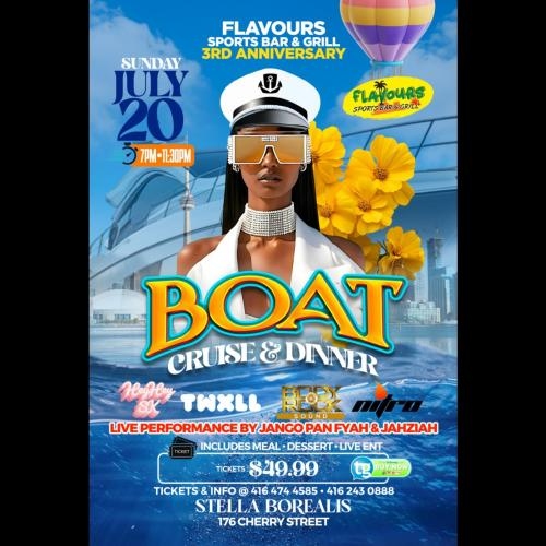 FLAVOURS SPORTS BAR & GRILL BOAT CRUISE & DINNER