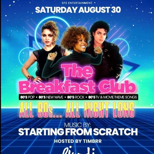 THE BREAKFAST CLUB ~  AUG 30 2025 ( all things 80s ) 