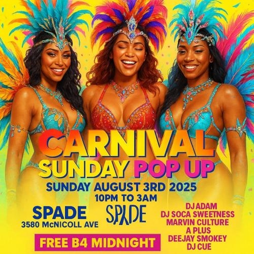 CARNIVAL SUNDAY POP UP 