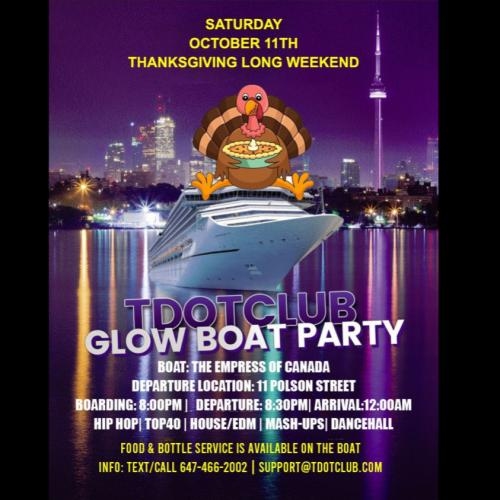 Toronto Thanksgiving Longweekend Glow Party 