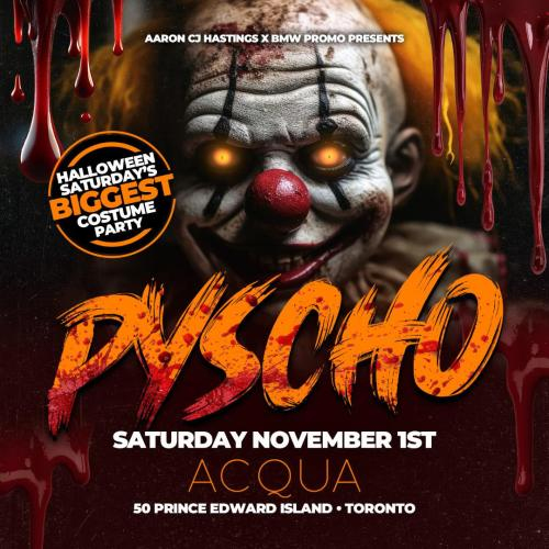 PSYCHO THE HALLOWEEN COSTUME PARTY 
