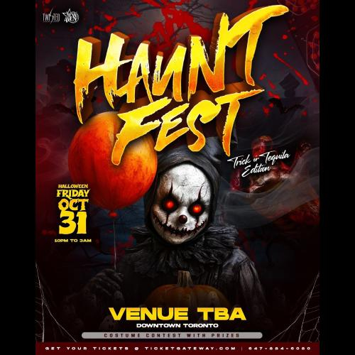 Haunt Fest | Fri Oct 31 | Venue TBA 