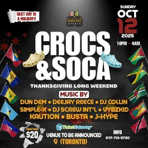 Crocs and Soca 2025 