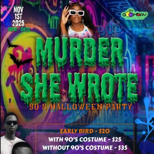 MURDER SHE WROTE: 90'S HALLOWEEN PARTY 