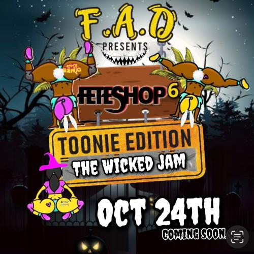 Fete shop pt 7 $2.00 edition THE WICKED JAM Halloween Pre