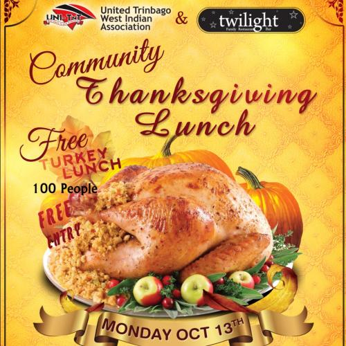 2nd Annual Free Community Thanksgiving Lunch 