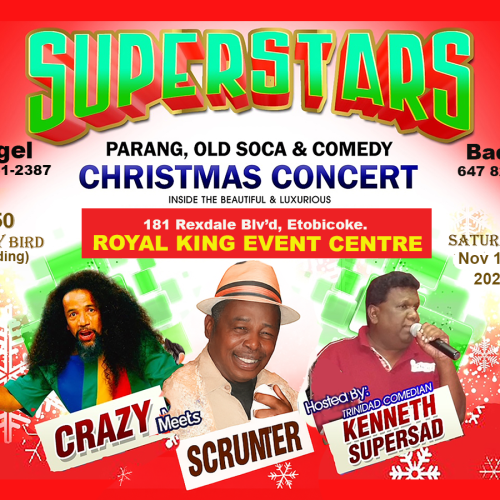 CRAZY meets SCRUNTER Superstars Parang & Old Soca 