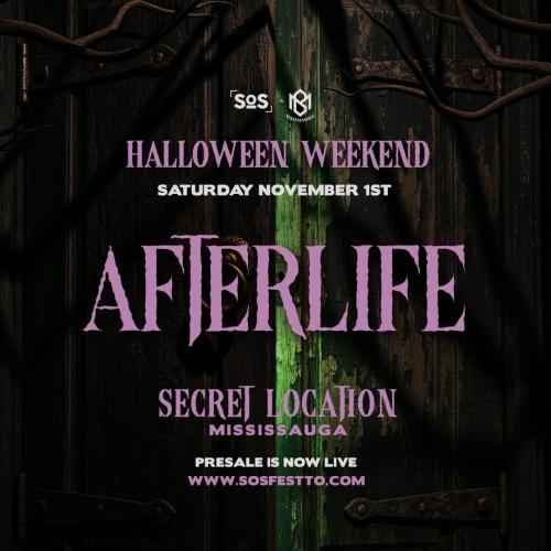 ’AFTERLIFE’ HALLOWEEN SATURDAY 