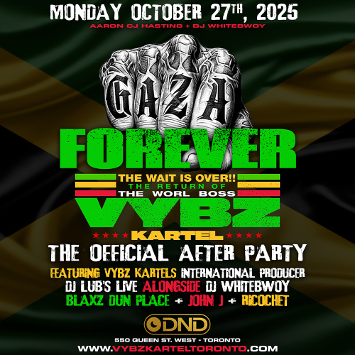 GAZA FOREVER - The Official Vybz Kartel After Party