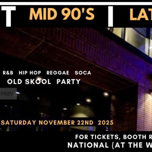 TIME (OLD SKOOL PARTY)  SAT  NOVEMBER 22  2025   AT THE NATIONAL (AT THE WELL) HOSTED BY WAYNE CHUNG