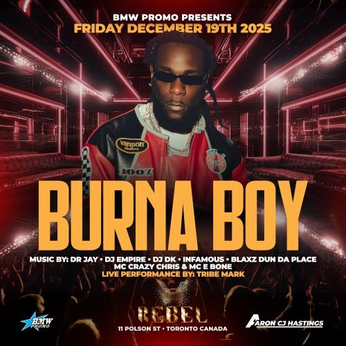 BURNA BOY LIVE @ REBEL TORONTO