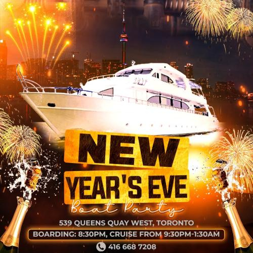 Toronto New Years Eve Boat Party 2026 