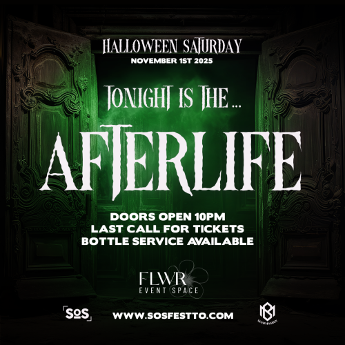 ’AFTERLIFE’ HALLOWEEN SATURDAY