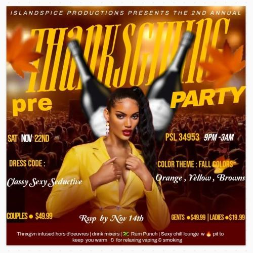Give Thanks & get Naughty Pre Thanksgiving Party 