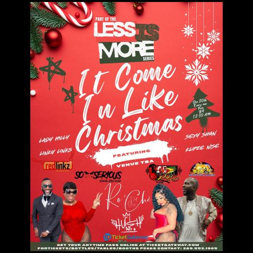 It Come In Like Christmas