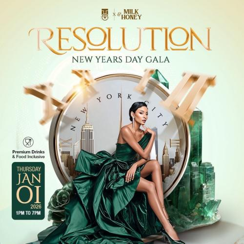 CHIC X MILK & HONEY RESOLUTION NEW YEAR’S DAY GALA 