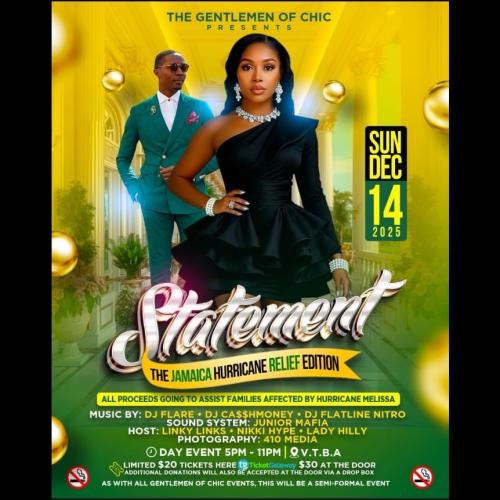 STATEMENT: The Jamaica Relief Edition 