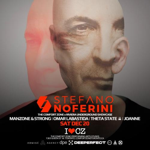 The Comfort Zone X Riviera Underground presents ** Stefano Noferini** 