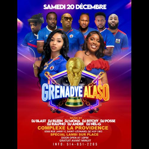 Party Grenadye Alaso December 2025 