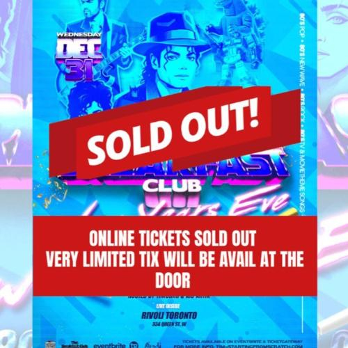 THE BREAKFAST CLUB ~ NEW YEARS EVE!!  TOTALLY 80s 