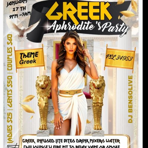 GREEK APHRODITE’S PLAYGROUND PARTY 
