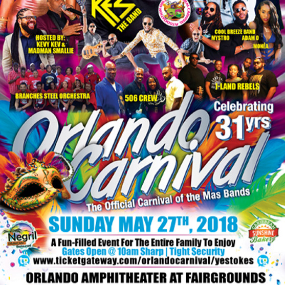 ORLANDO CARNIVAL 2018 - CELEBRATING 31YRS