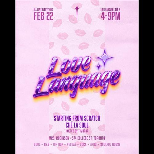 Love Language - Sun FEB 22 , 2026 