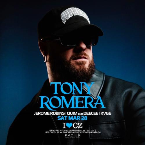 The Comfort Zone presents ** TONY ROMERO ** 