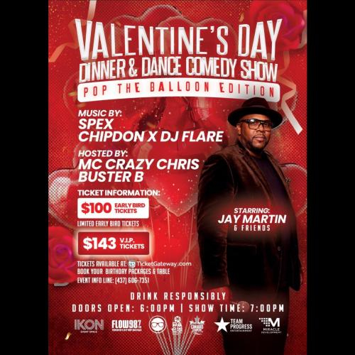 VALENTINES DINNER & DANCE BY Miracle development inc